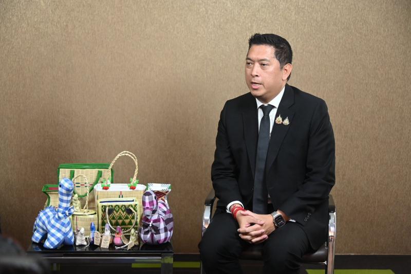 รมว.พม. ให้สัมภาษณ�