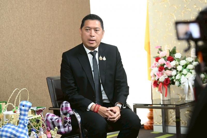 รมว.พม. ให้สัมภาษณ�
