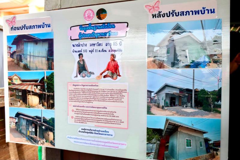 รมว.พม. ลงพื้นที่ม�