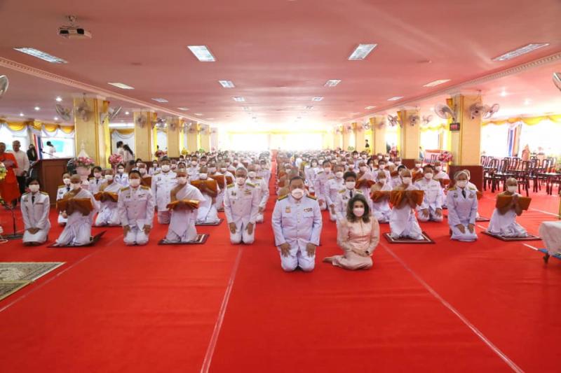 พม. จัดพิธีบรรพชาอ