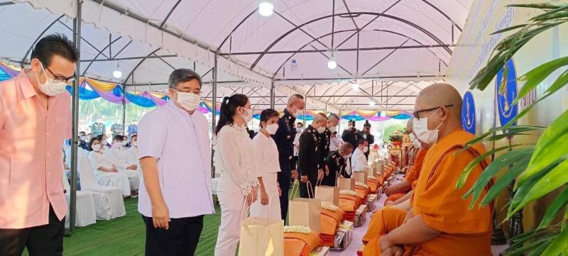 พม. ร่วมพิธีเจริญพ