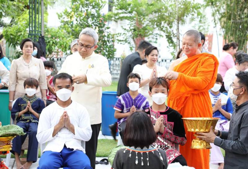 พม. จัดงานบุญ พิธี�