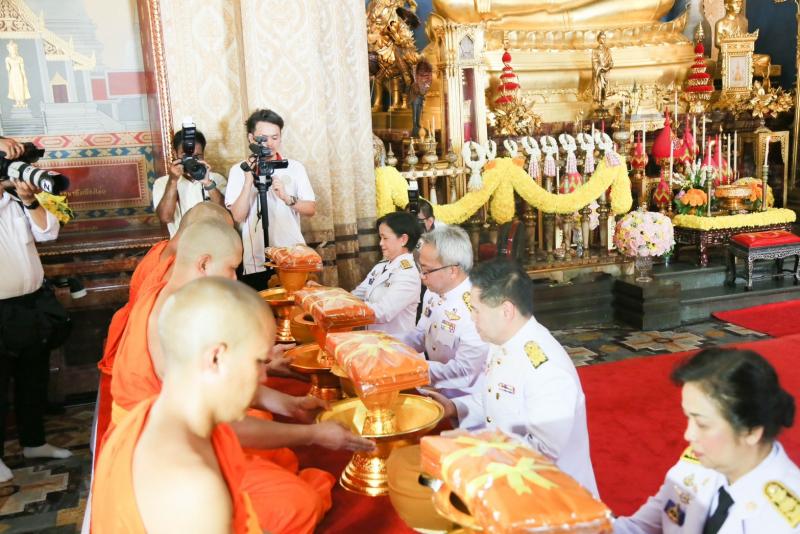 พม. จัดพิธีบรรพชาอ