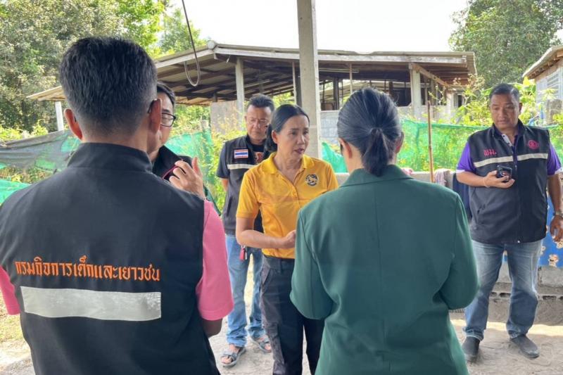 วราวุธ ส่งทีม พม.น�