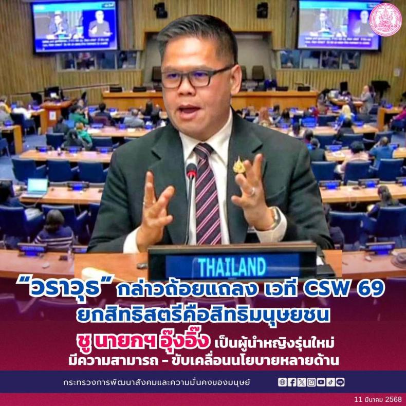 วราวุธ กล่าวถ้อยแ�